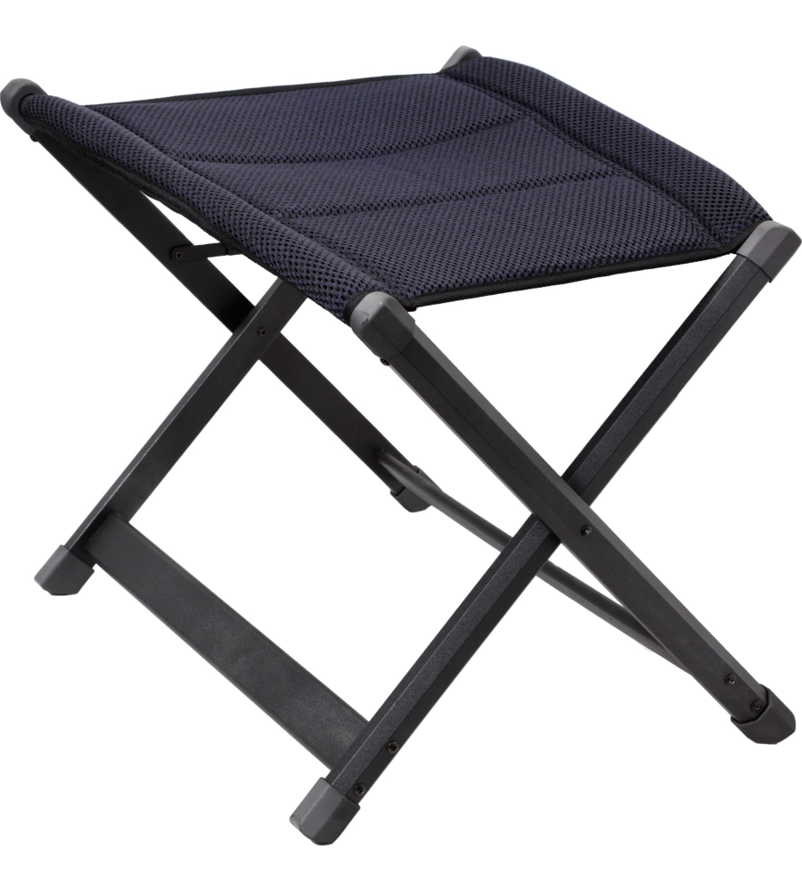 Poggiapiedi autoportante brunner "rebel standalone footrest" in alluminio e 3durafeel blu 61x49x49 cm