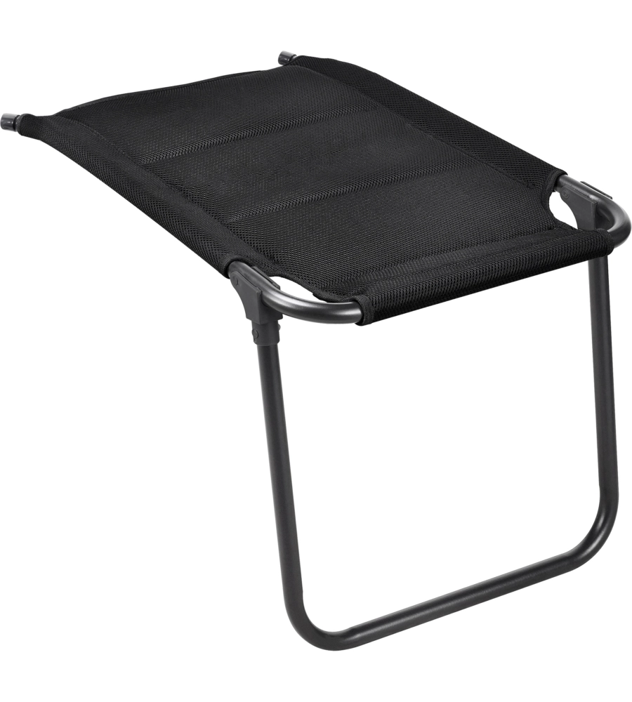 Poggiapiedi brunner "skye 3d footrest" in alluminio e3durafeel nero 47x72x51/43 cm