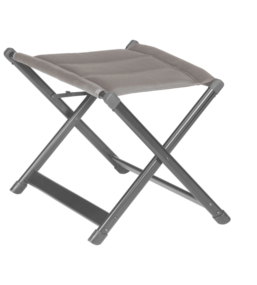 Poggiapiedi autoportante brunner "aravel 3d standalone footrest" in alluminio e 3durafeel grigio chiaro 61x49x49 cm