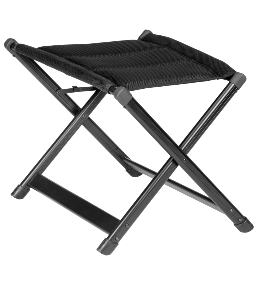 Poggiapiedi autoportante brunner "aravel 3d standalone footrest" in alluminio e 3durafeel nero 61x49x49 cm