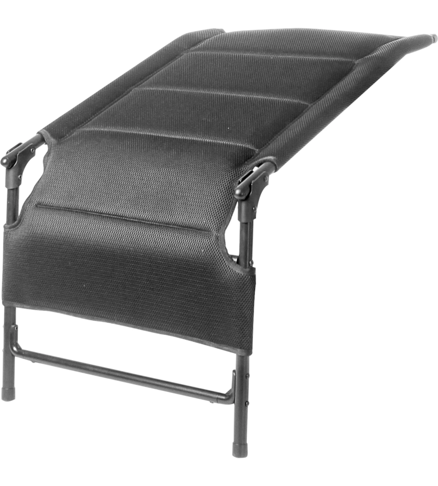 Poggiapiedi brunner "aravel 3d footrest" in alluminio e 3durafeel nero 51x71x48/43 cm