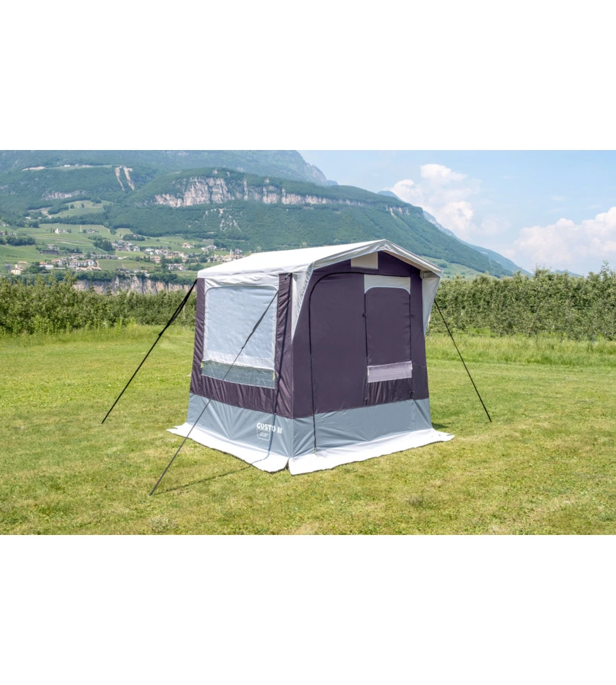 Tenda cucina da campeggio brunner "gusto i ng" grigio 150x150x195/215 cm