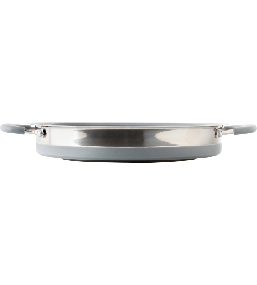 Pentola da campeggio collassabile brunner "volcano fold-away Ø 24" in plastica e acciaio inox