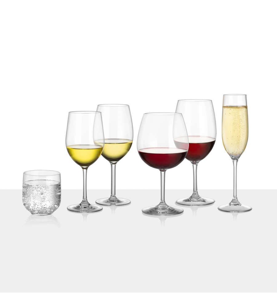 Set 2 bicchieri per vino brunner "r&w wineglass" in policarbonato 69 cl