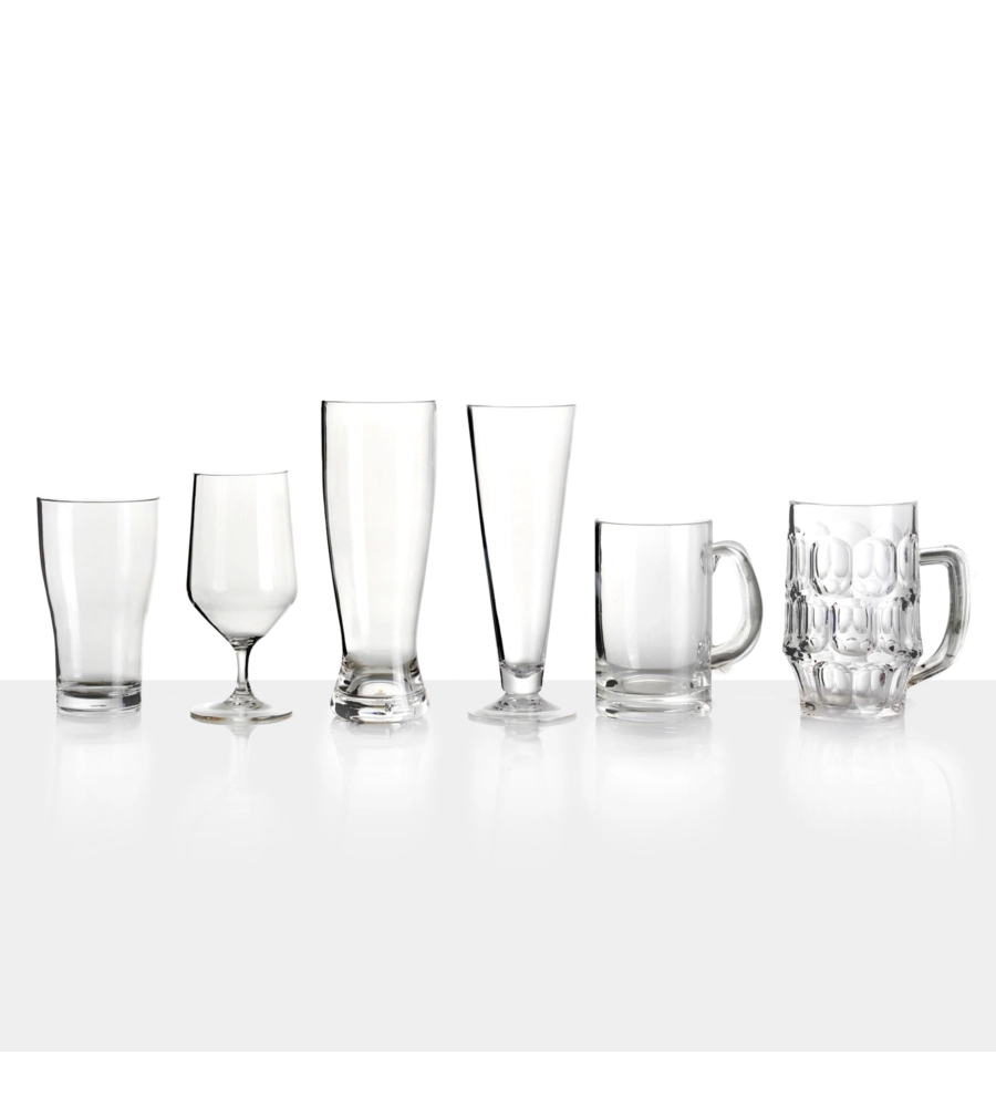 Set 2 calici per birra brunner "beerglass special" in policarbonato 50 cl