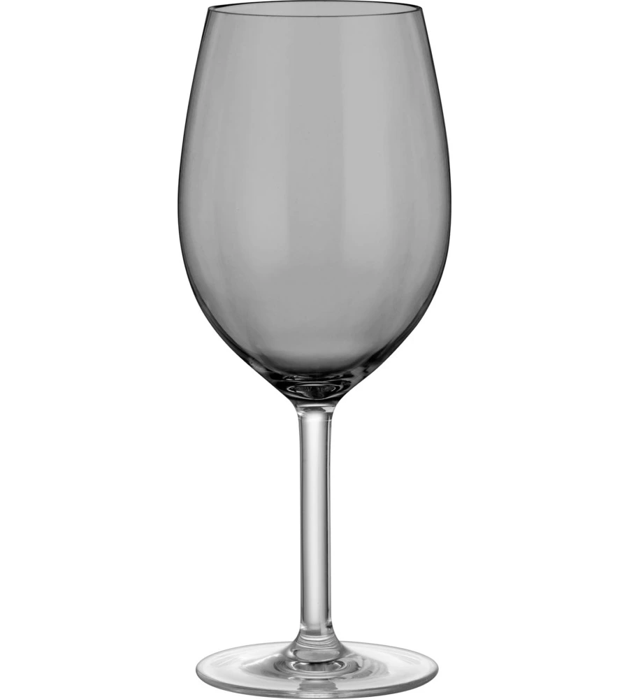 Set 2 bicchieri per vino "wineglass thango grey" in policarbonato 60 cl