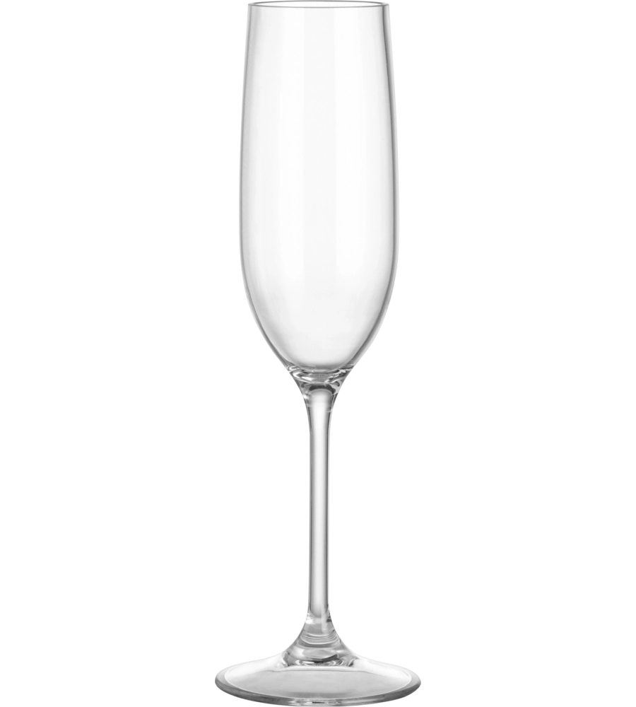 Set 2 bicchieri per prosecco brunner "prosecco glass" in policarbonato 25 cl