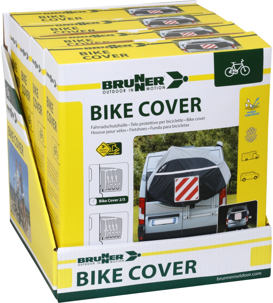 Copribicicletta idrorepellente per veicoli brunner "bike cover 4" 210x60/65x135 cm