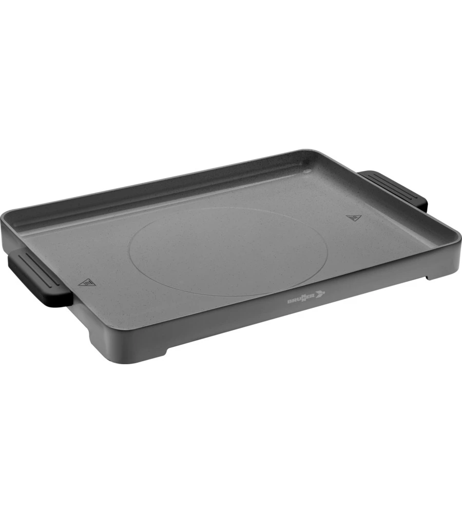 Fornello da campeggio elettrico brunner "hot point induction" in vetroceramica con grill unico 37x27x4,8 cm