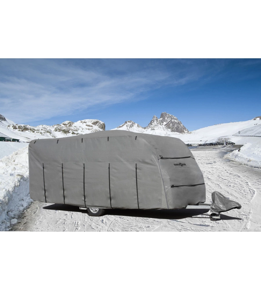 Copertura protettiva per caravan brunner "cover 6m" in tnt a 4 strati, 400-450 cm