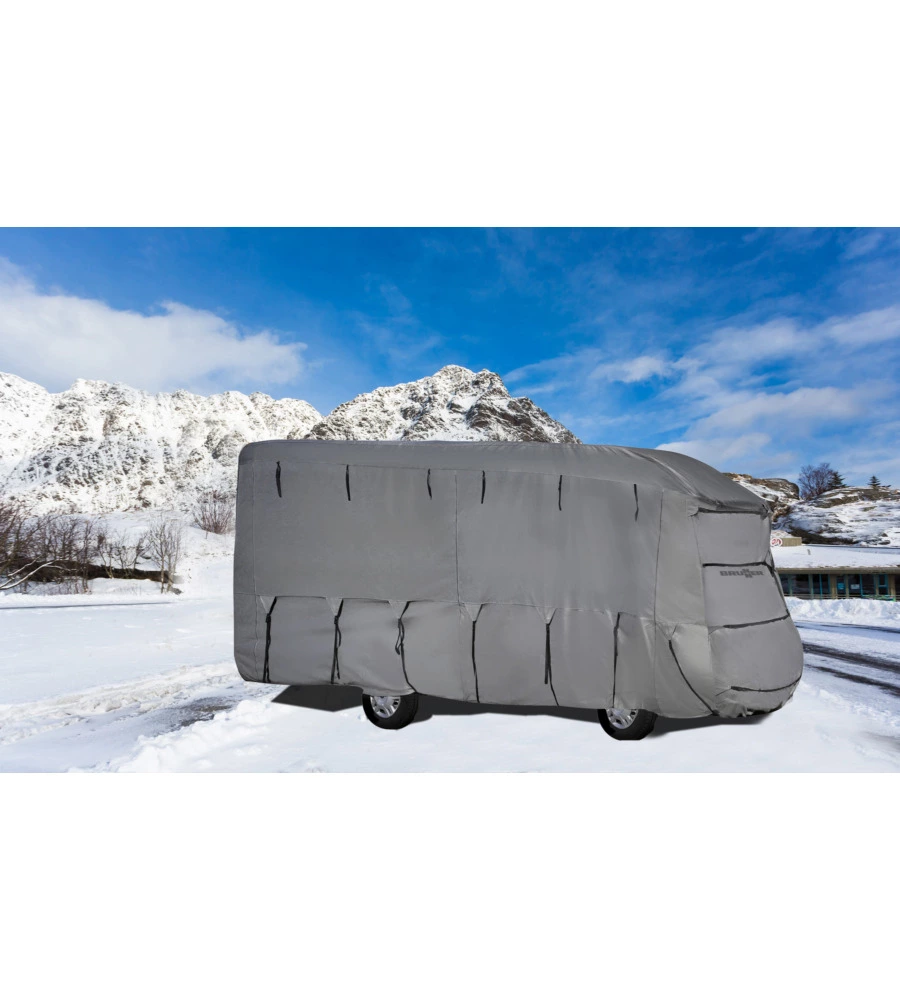 Copertura protettiva per camper brunner "cover si 6 m" in tnt a 4 strati, 600-650 cm.