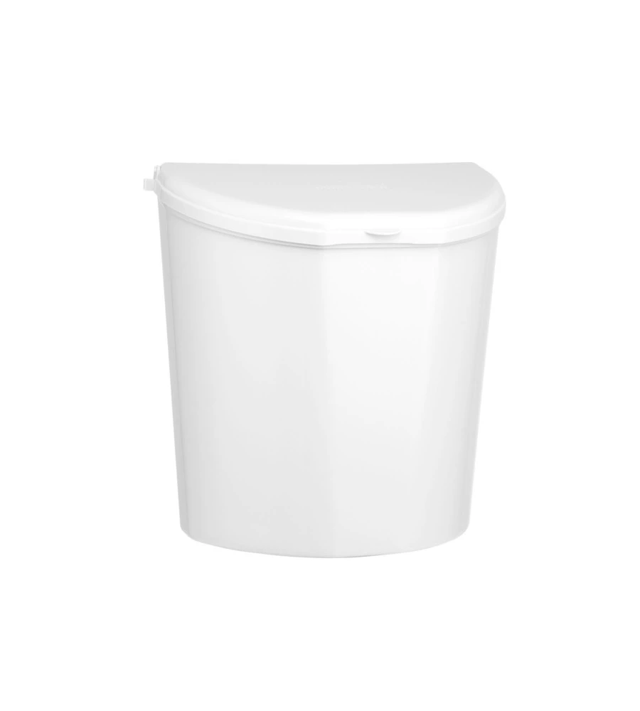 Cestino portarifiuti per caravan brunner "pillar xl" bianco 31,5x18x31,5 cm