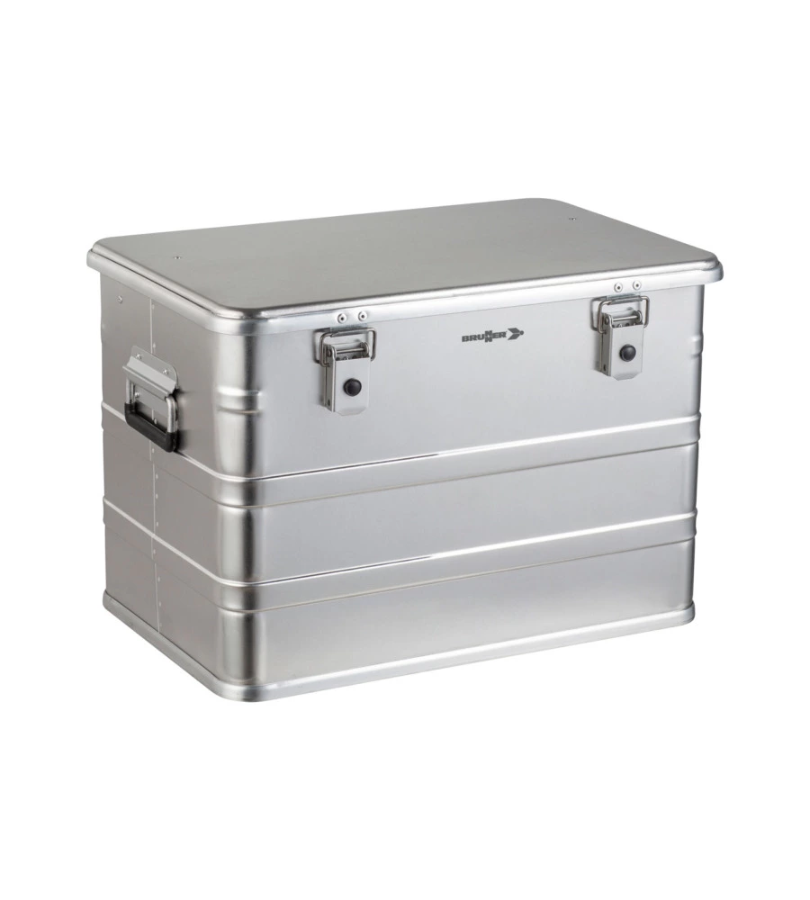 Contenitore attrezzatura da campeggio brunner "outbox alu" in alluminio 58,2x38,5x39,7 cm