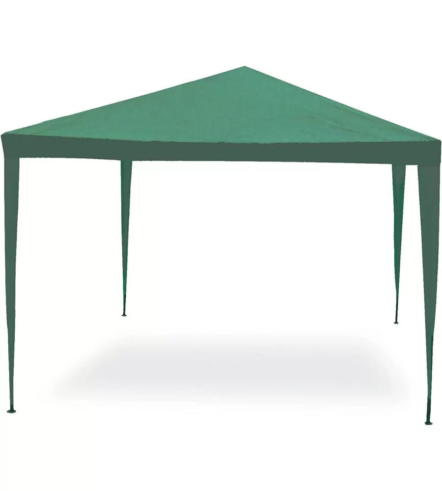 Gazebo da esterno "facile" in acciaio colore verde, 3x2 metri