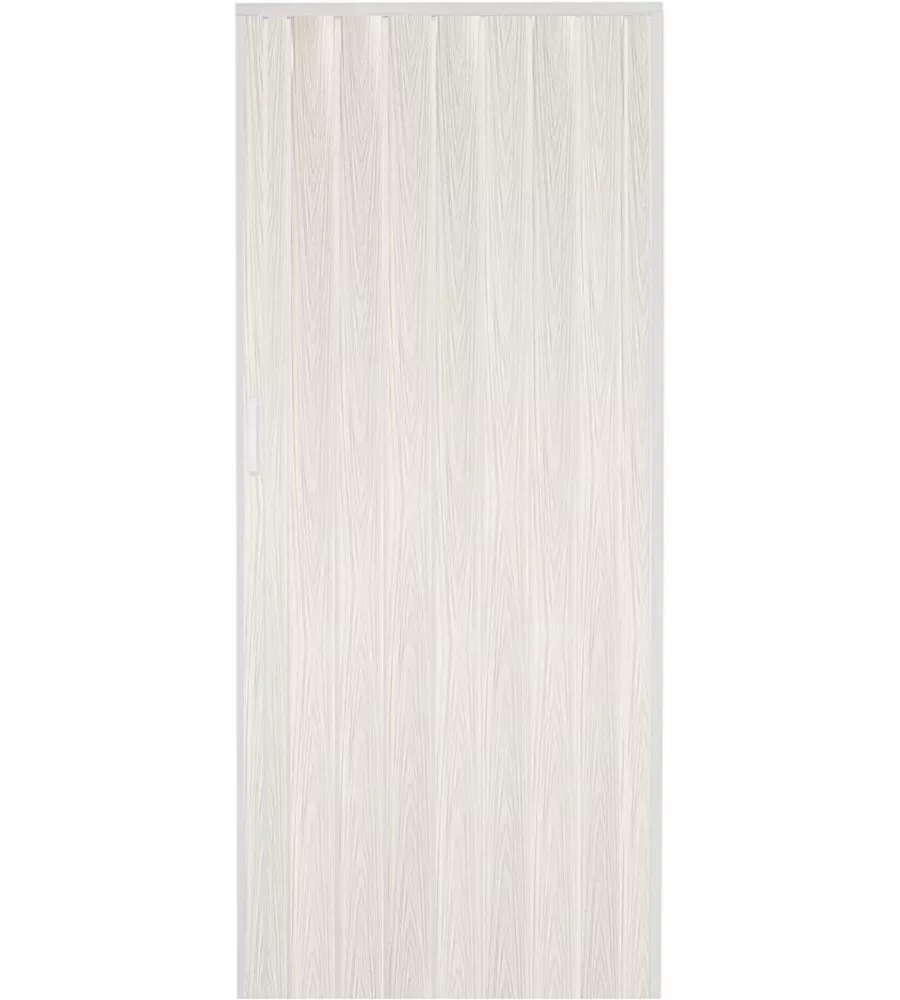 Porta a soffietto da interno colore bianco venato, 82x214 cm