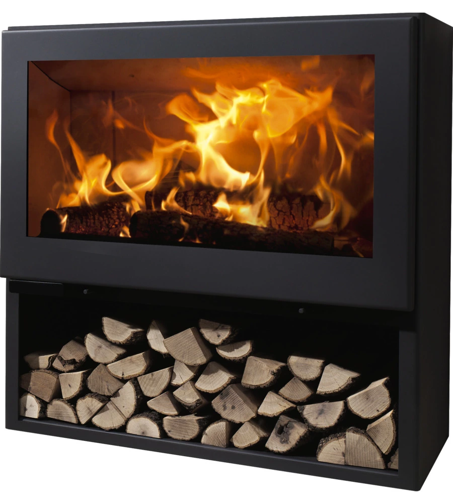 STUFA A LEGNA PANADERO "FENIX" GRIGIO 7,2 KW