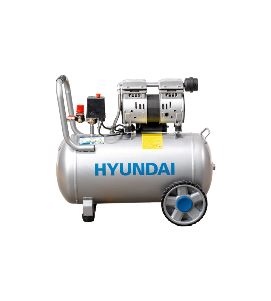 Compressore aria silenziato hyundai 50l 1hp - cod. 65701