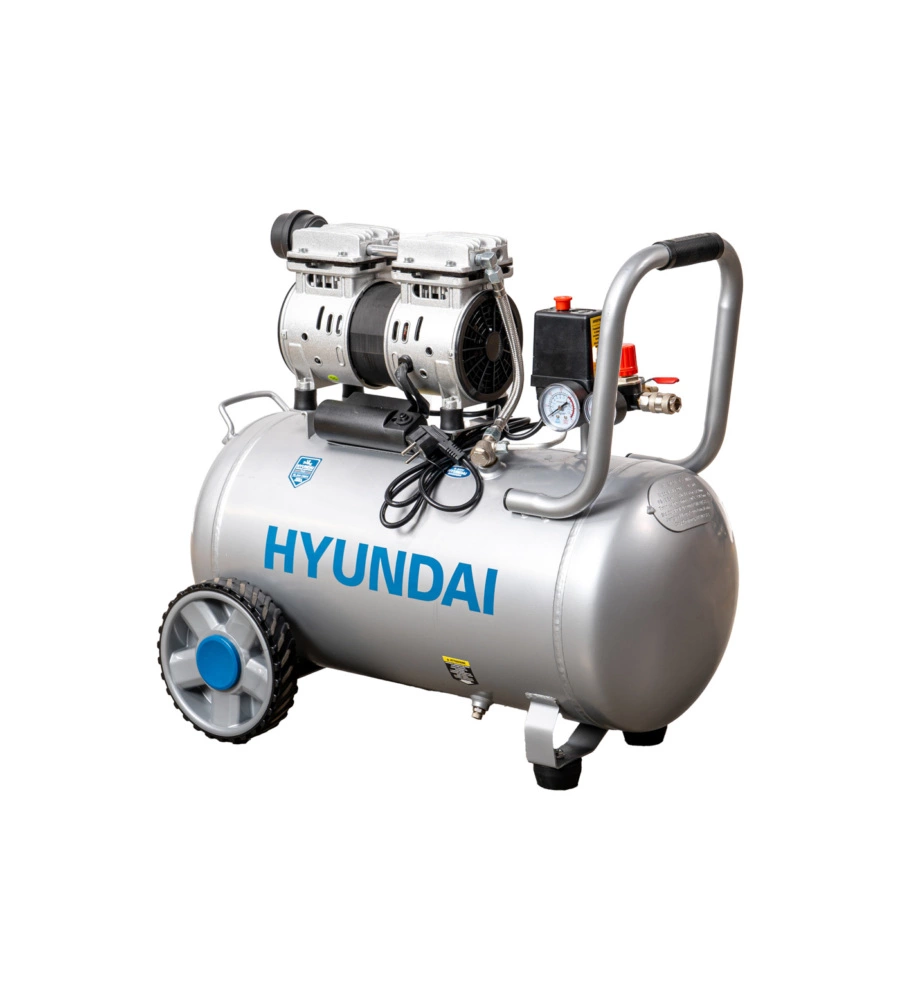 Compressore aria silenziato hyundai 50l 1hp - cod. 65701