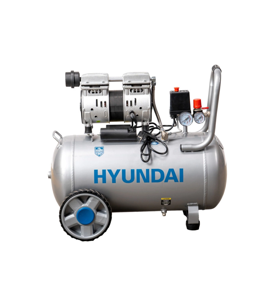 Compressore aria silenziato hyundai 50l 1hp - cod. 65701