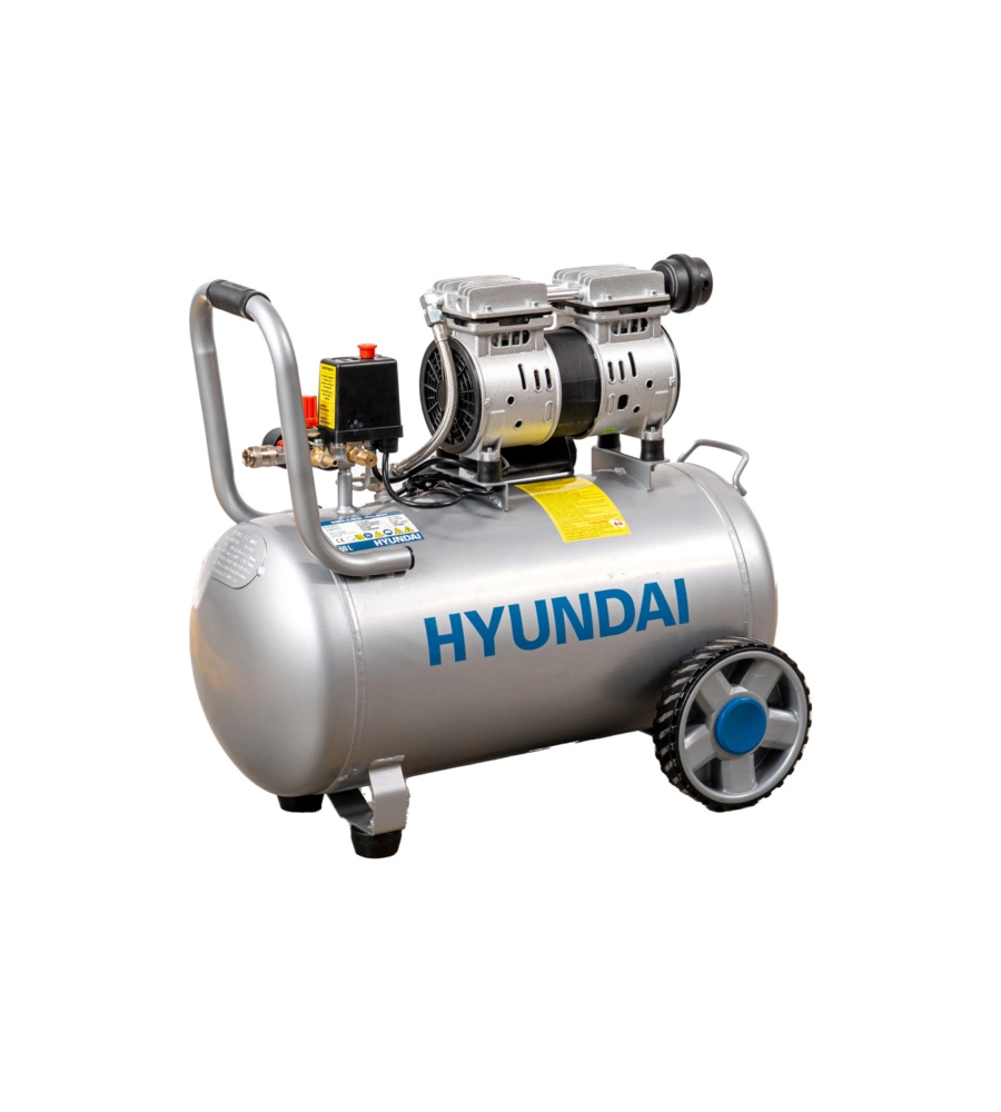 Compressore aria silenziato hyundai 50l 1hp - cod. 65701