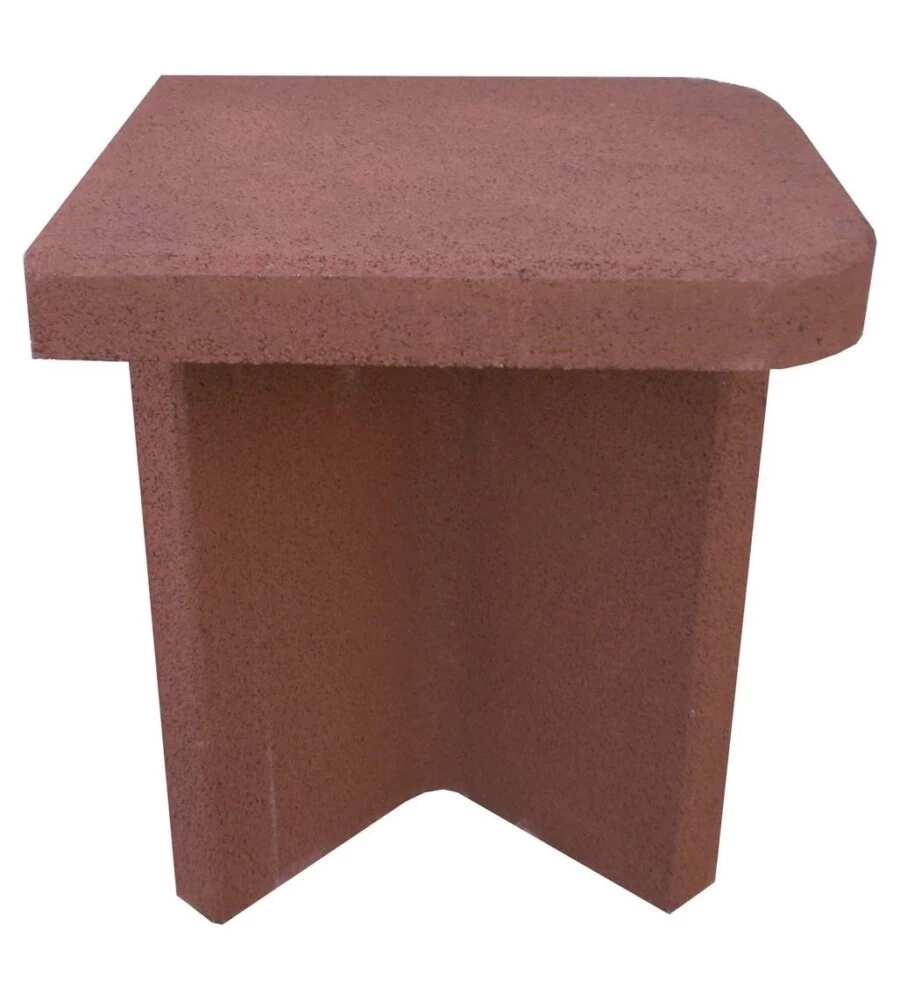 Tavolo laterale per barbecue in cemento, 60x54x78 cm - linea vz