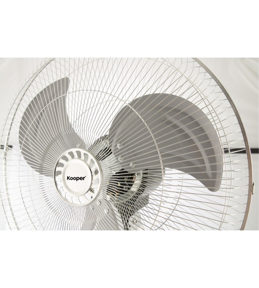 Ventilatore da appoggio o da parete 3 in 1 con pale diametro 45 cm, 80 w