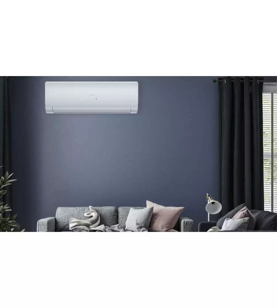 Climatizzatore caldo freddo haier flair pompa di calore "h1u09faaout+has09faain" monosplit e unitÀ esterna 9000 btu con wi-fi