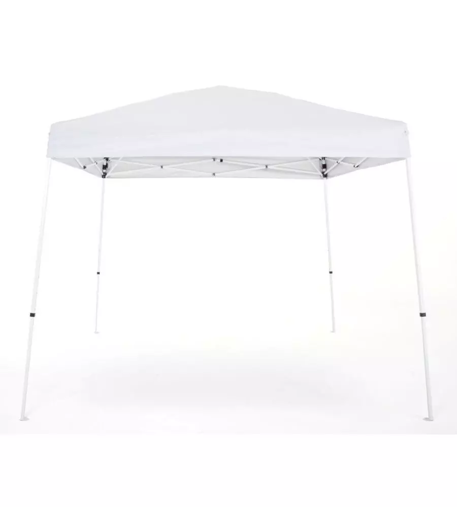 Gazebo da giardino retrattile "easy" in ferro colore bianco, 3x3 metri