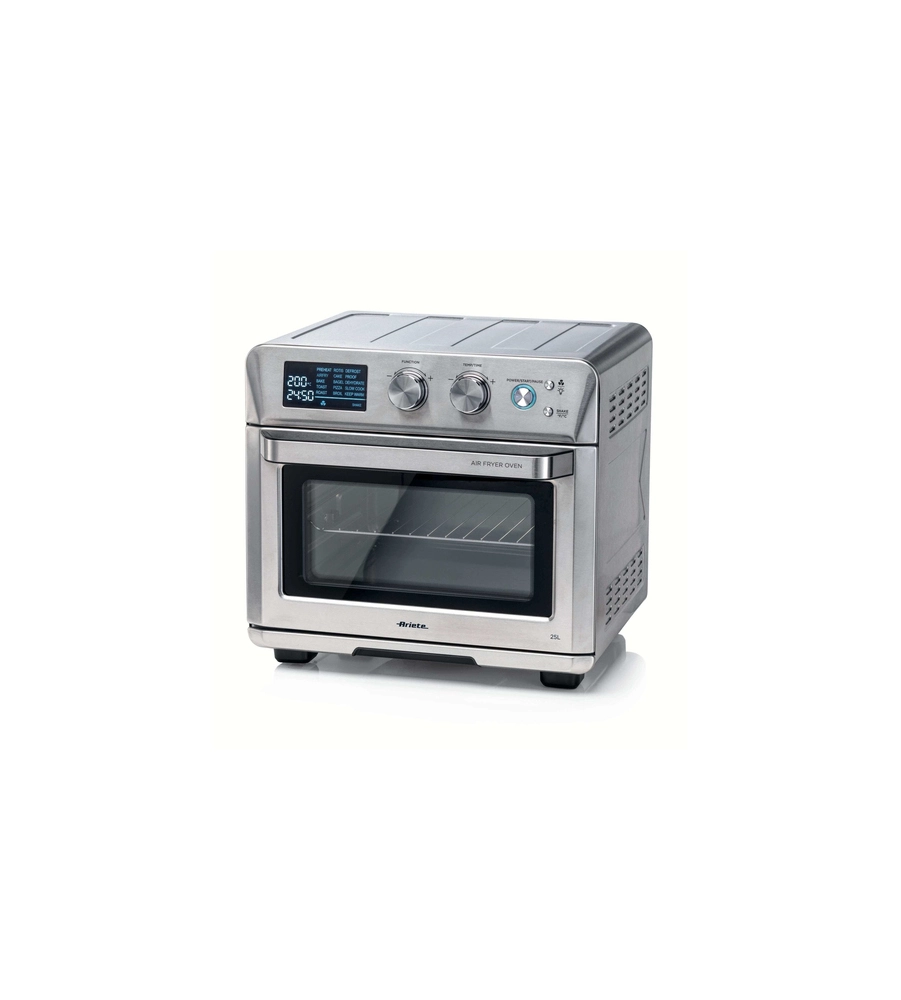 Friggitrice e forno ad aria calda "airy" acciaio, 25 lt - ariete