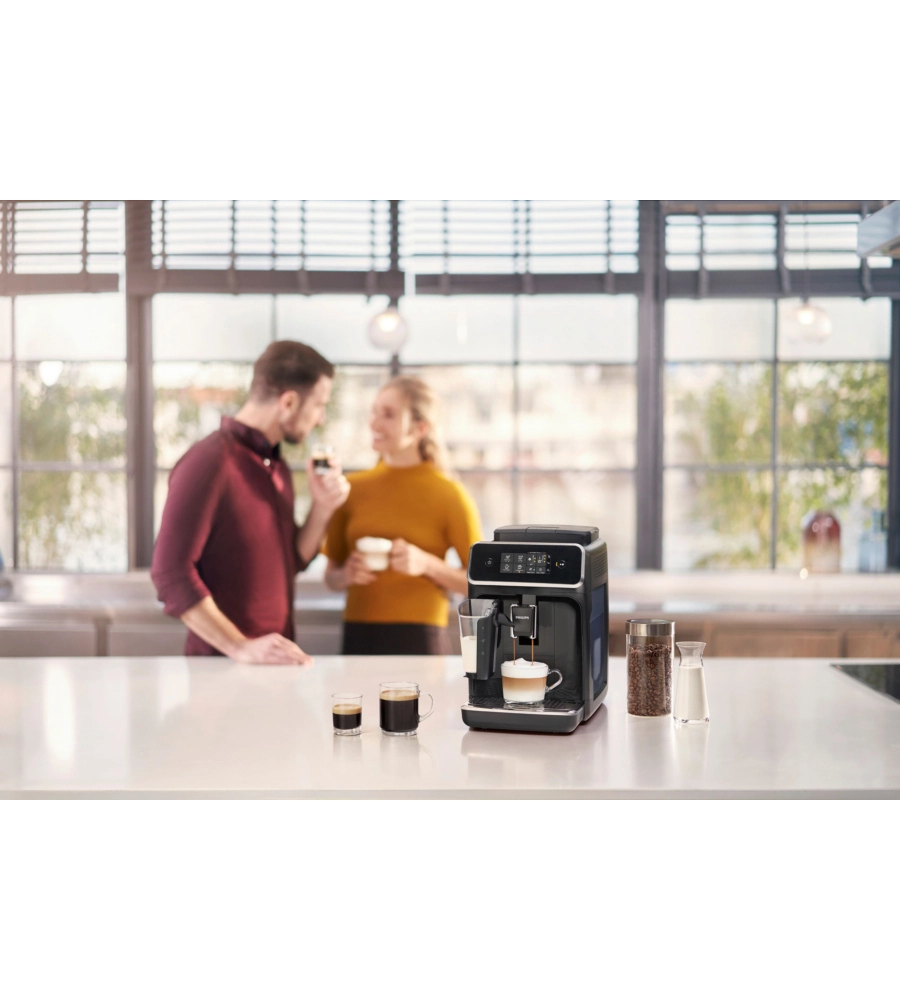 Macchina da caffÈ automatica philips "ep2231/40" con sistema "lattego", 1500 w