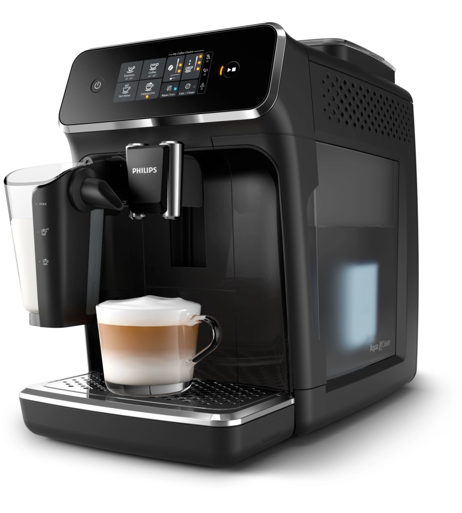 Macchina da caffÈ automatica philips "ep2231/40" con sistema "lattego", 1500 w