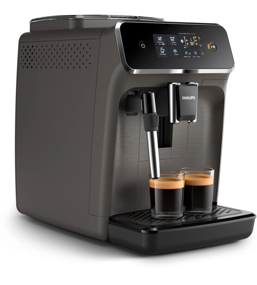 Macchina da caffÈ automatica philips "ep2224/10" con intuitivo display touch, 1500 w