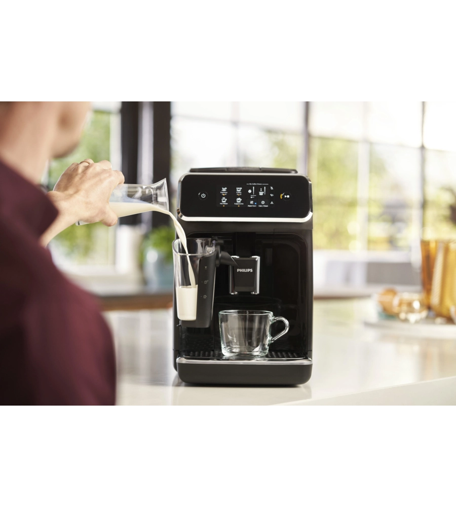 Macchina da caffÈ automatica philips "ep2230/10" con sistema "lattego", 1500 w