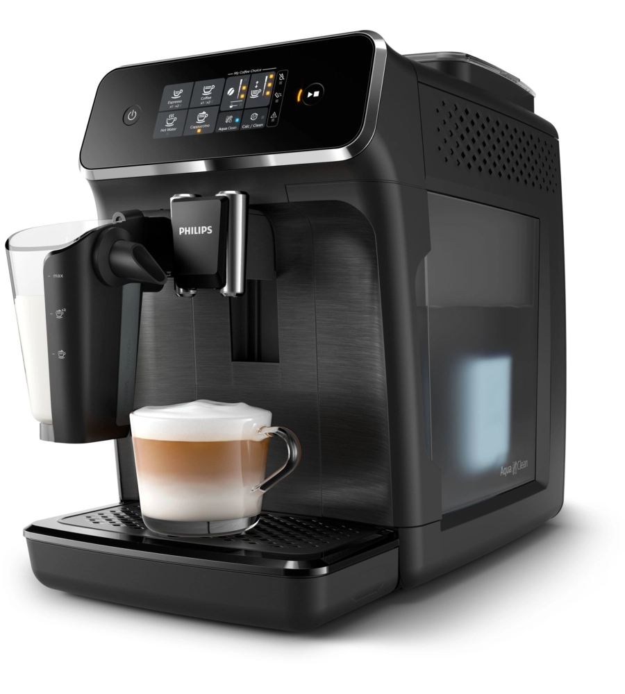 Macchina da caffÈ automatica philips "ep2230/10" con sistema "lattego", 1500 w