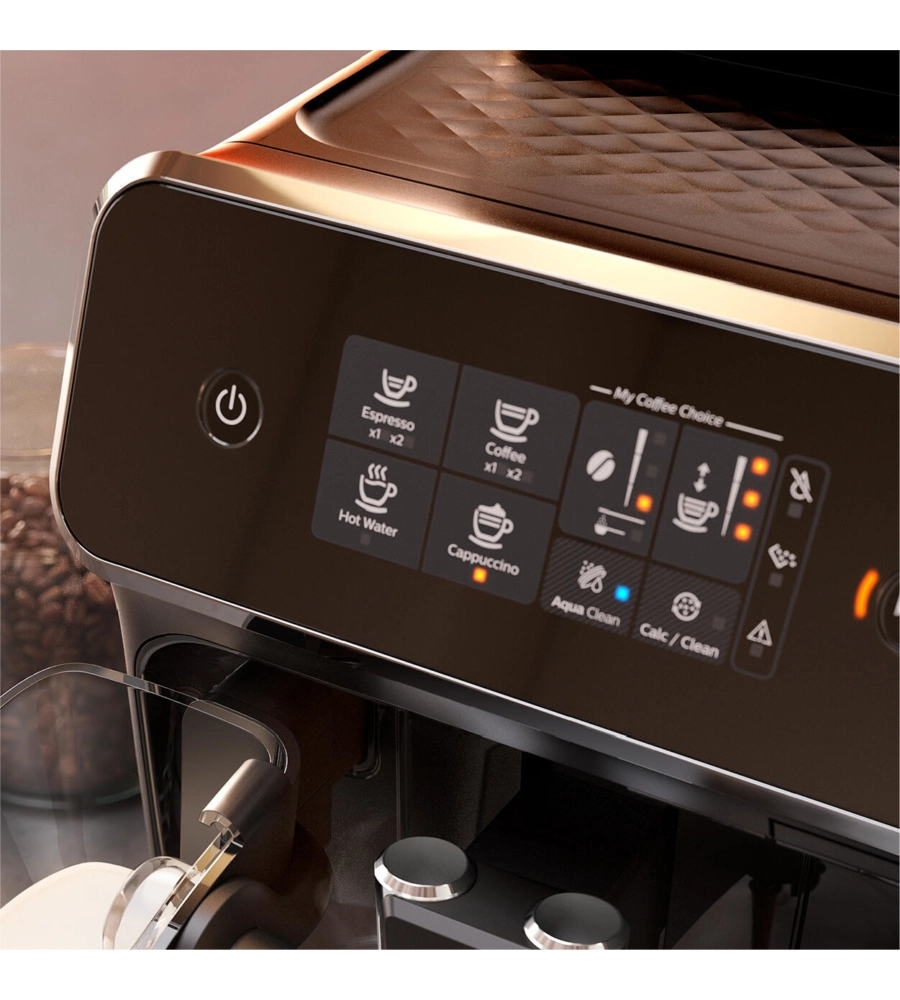 Macchina da caffÈ automatica philips "ep2230/10" con sistema "lattego", 1500 w