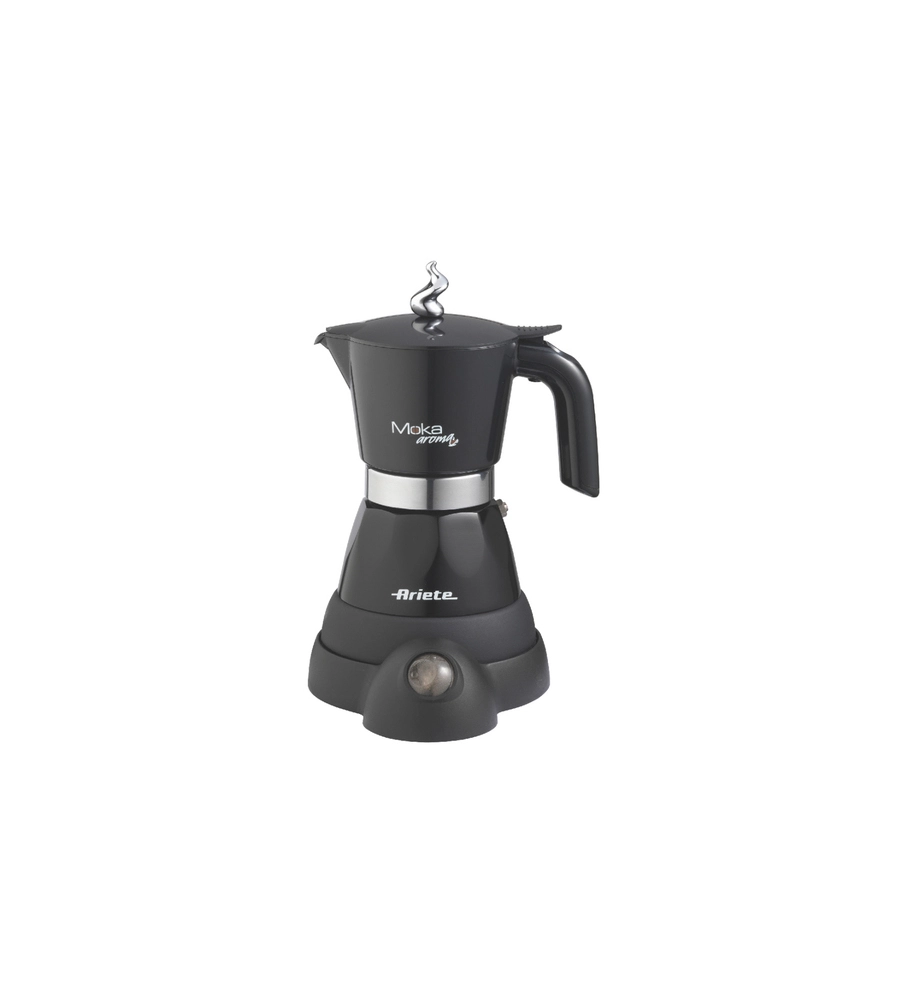 Moka elettrica "aroma" nera ariete, 400w