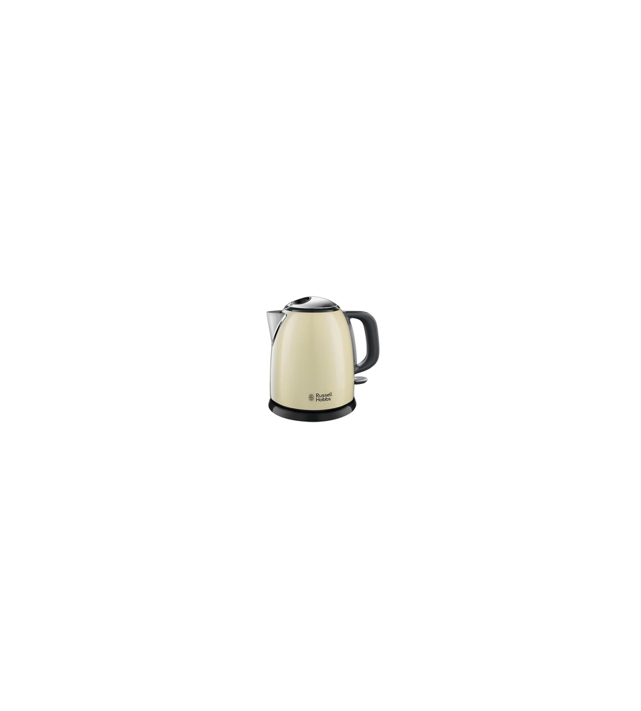 Bollitore elettrico vintage crema 1 litro - russel hobbs