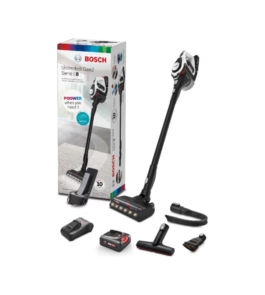 Scopa elettrica ricaricabile bosch "bss8224", 18v