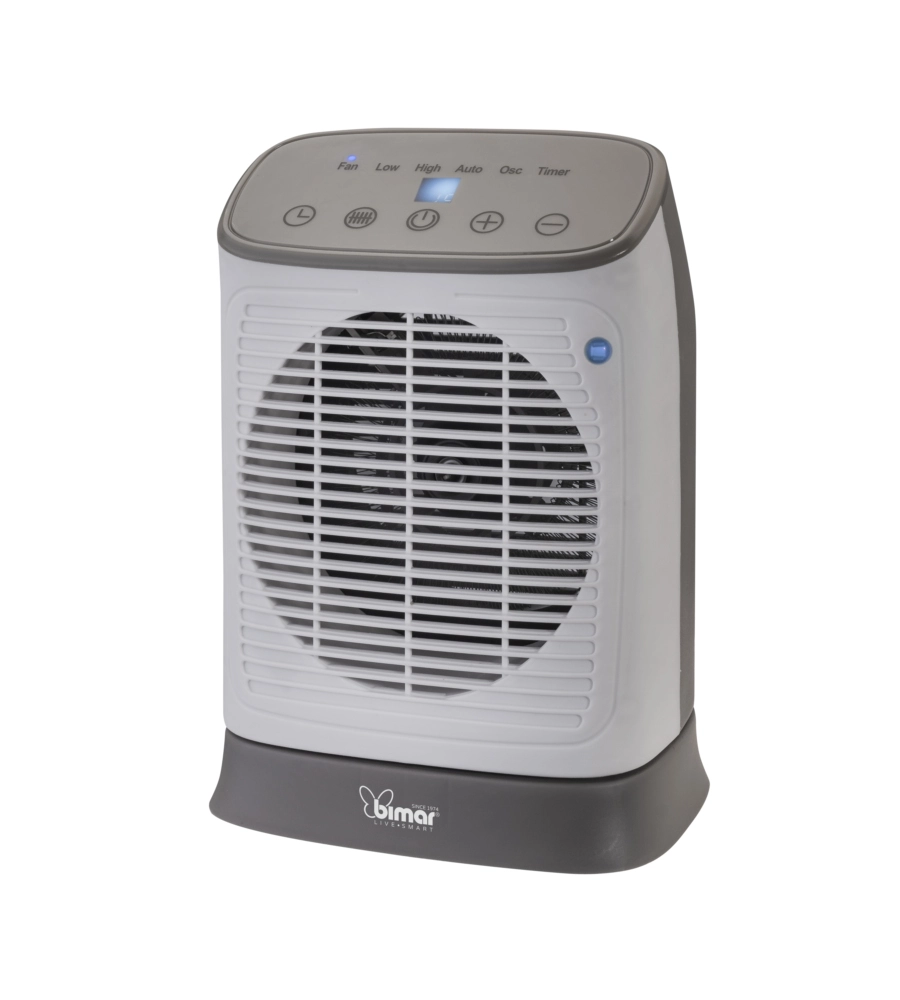 Termoventilatore oscillante bimar "hf 210" con wifi, 1900 w