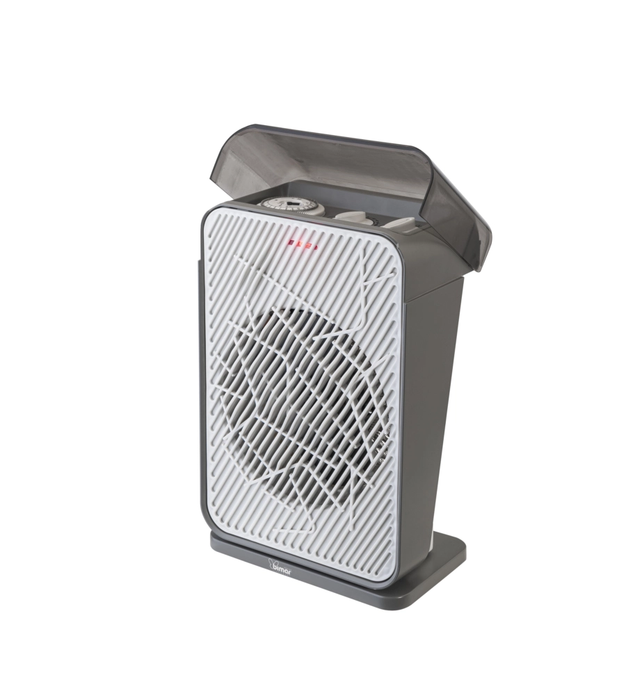 Termoventilatore oscillante bimar "hf 209" con programma 24 h, 2000 w