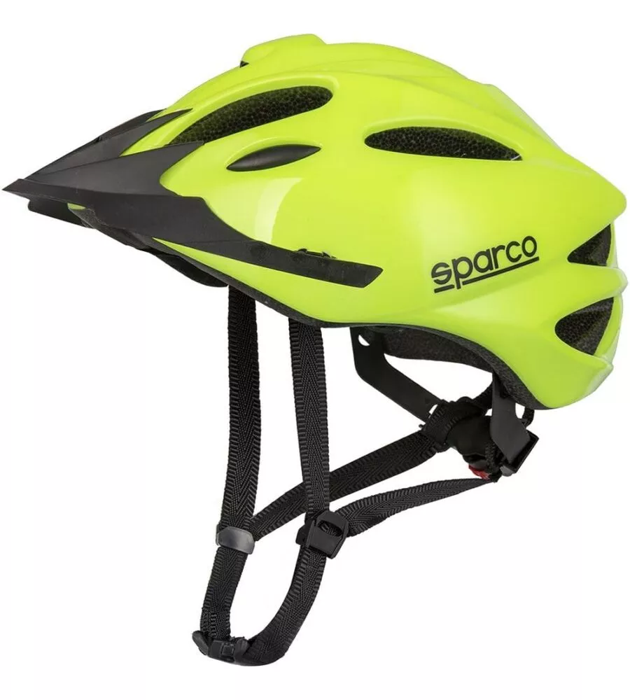 Casco bici sparco giallo, tg l