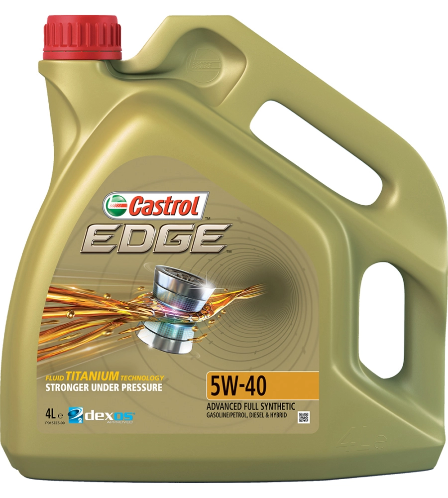 Olio lubrificante per motore auto edge 5w40 titanium fst 4l