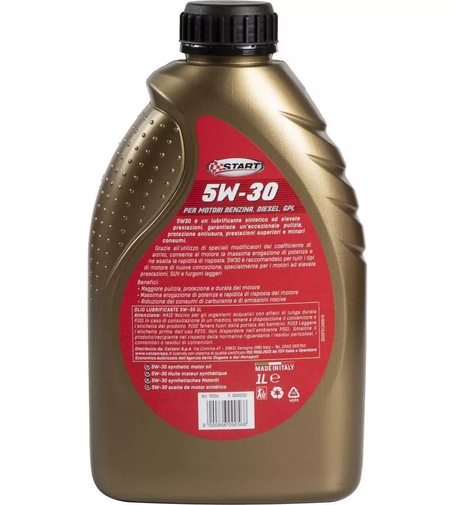 Olio sintdrive plus 5w30 1l lubrificante sintetico per motori diesel