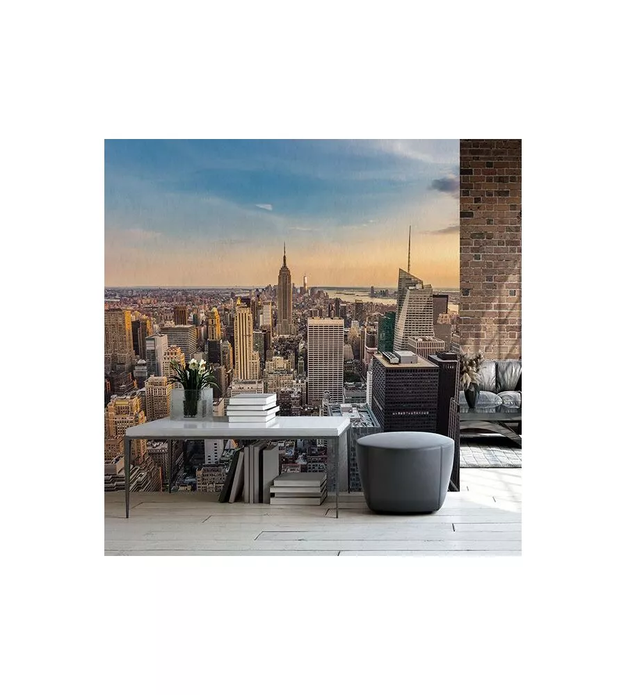 Fotomurale adesivo "new york" in pvc, 312x280 cm