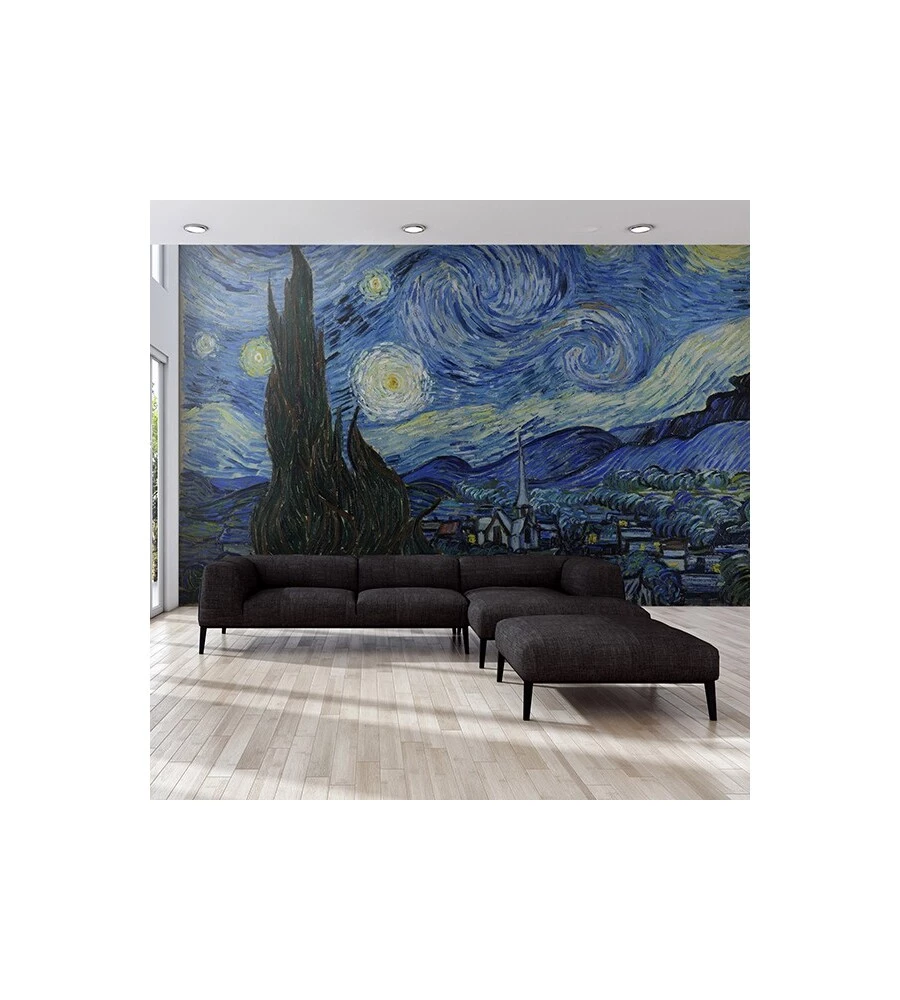 Fotomurale adesivo "starry night" in pvc, 312x280 cm