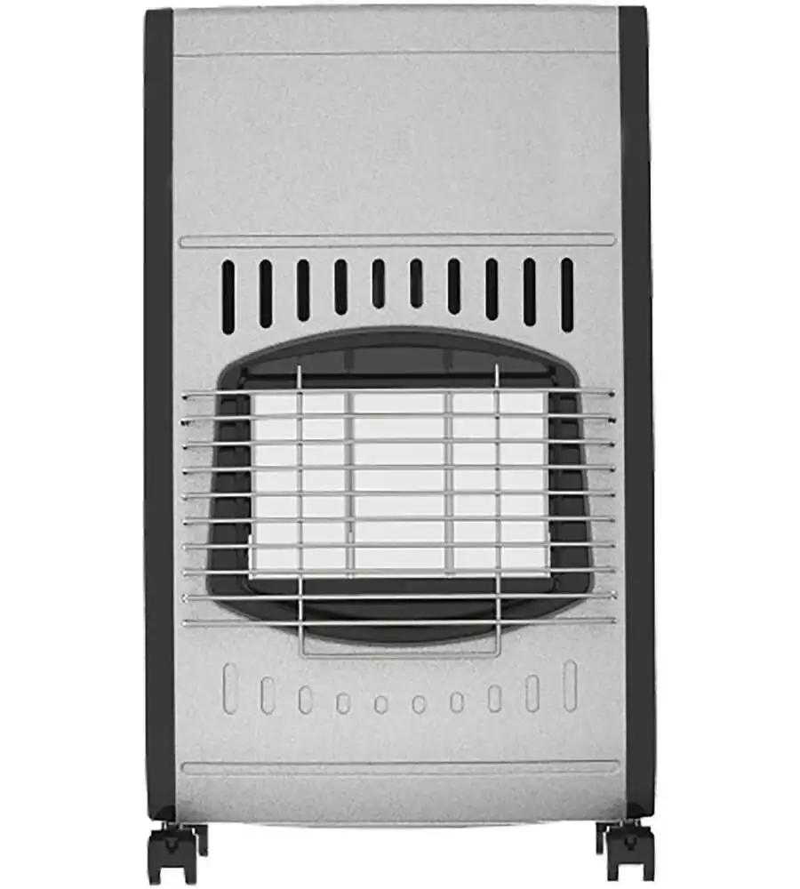 Stufa a gas qlima "gh3042r" grigio 4,2 kw