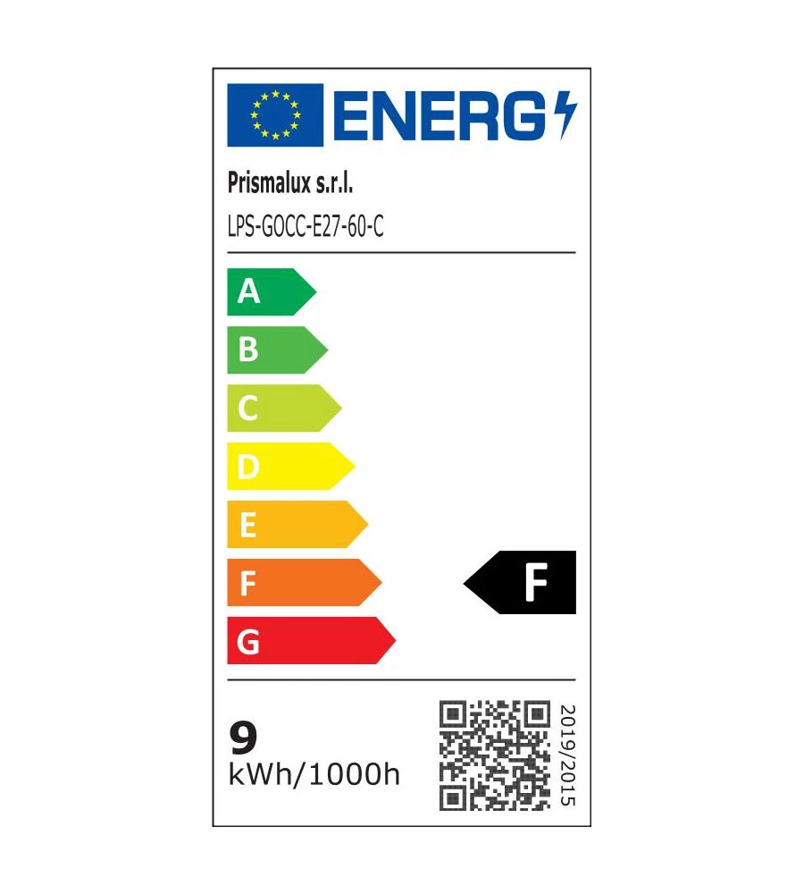 Set 4 lampadine led e27 60w 3000k 806lm