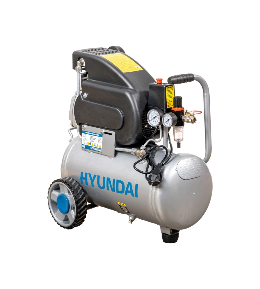 Compressore aria lubrificato hyundai 24l 2hp - cod. 65650