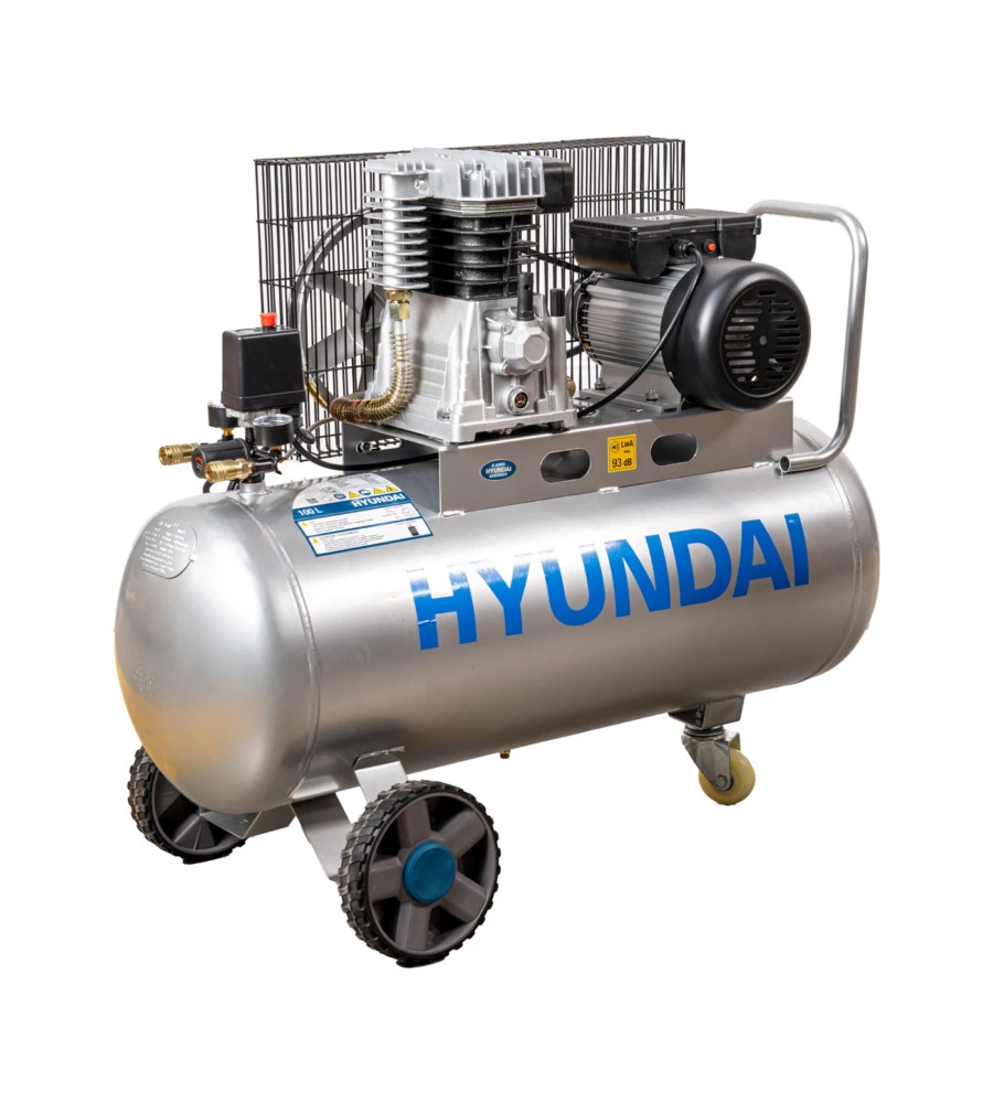 Compressore aria lubrificato hyundai 100l 3hp - cod. 65604