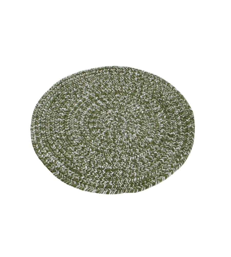 Tappeto "solid" rotondo verde, Ø 120 cm